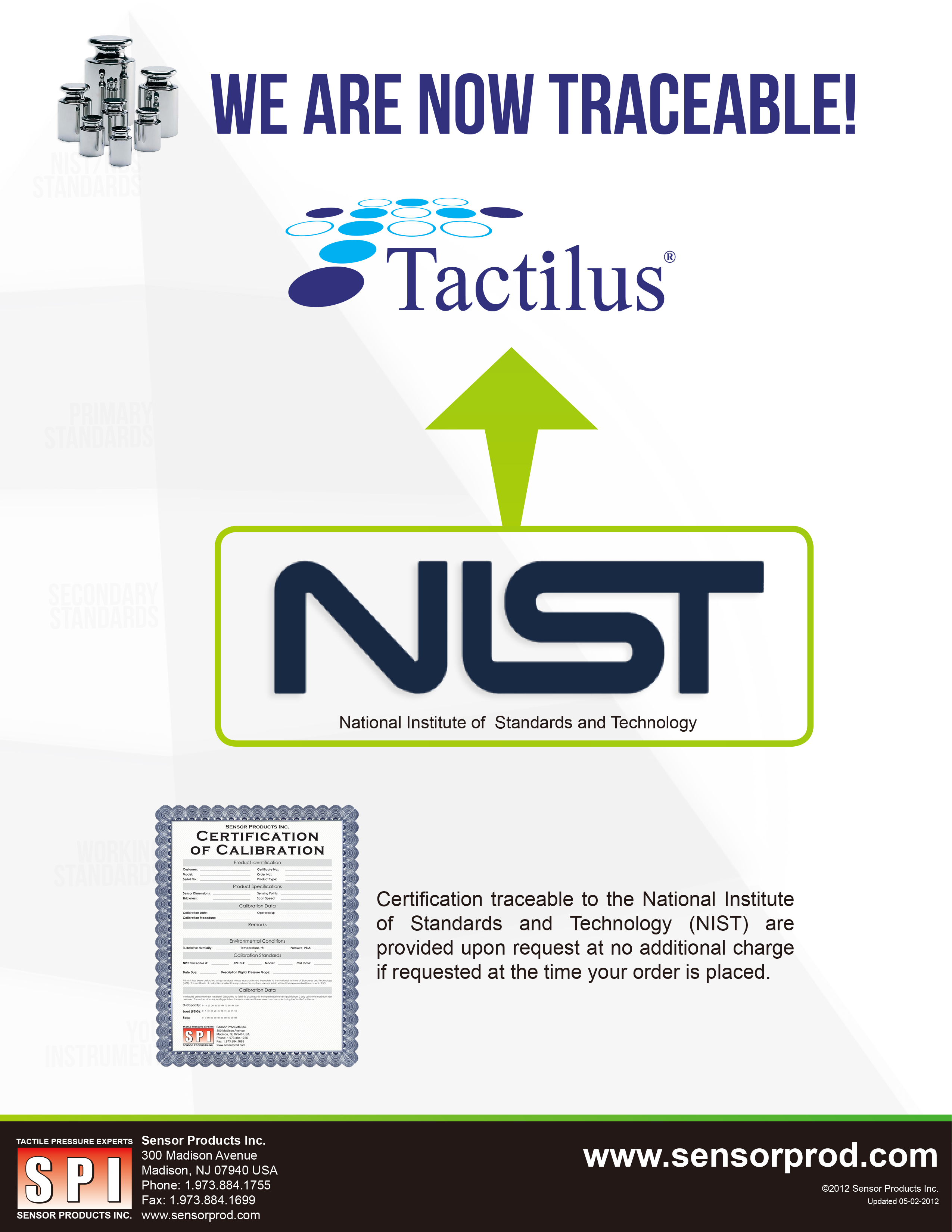 SPI压力分布产品NIST认证-北京京显信息科技有限公司 SPI压力分布产品NIST认证-北京京显信息科技有限公司